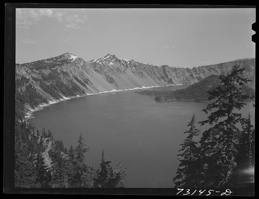 Untitled photo, possibly related to: Crater Lake National Park, Oregon. Crater Lake
