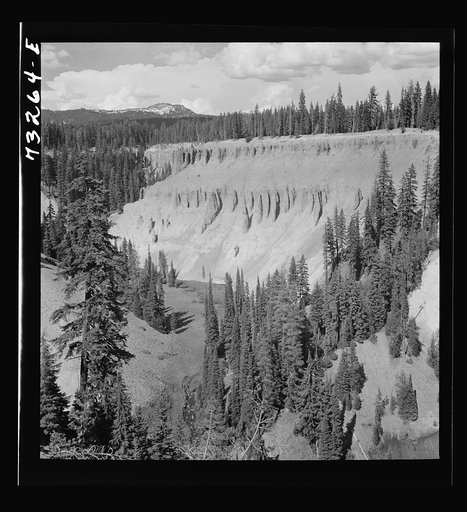 Untitled photo, possibly related to: Crater Lake National Park, Klamath County, Oregon. Annie Creek Canyon