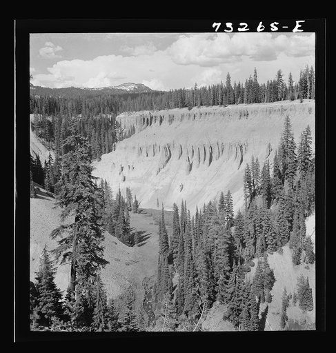 Untitled photo, possibly related to: Crater Lake National Park, Klamath County, Oregon. Annie Creek Canyon