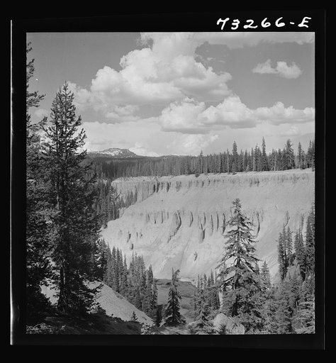 Crater Lake National Park, Klamath County, Oregon. Annie Creek Canyon