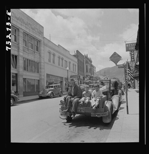 Yreka, California. On the main street. Yreka is the county seat of a county rich in mineral deposits