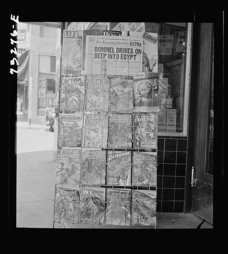 Yreka, California. Magazine stand