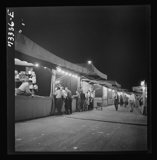 Untitled photo, possibly related to: Klamath Falls, Oregon. Carnival of the circus