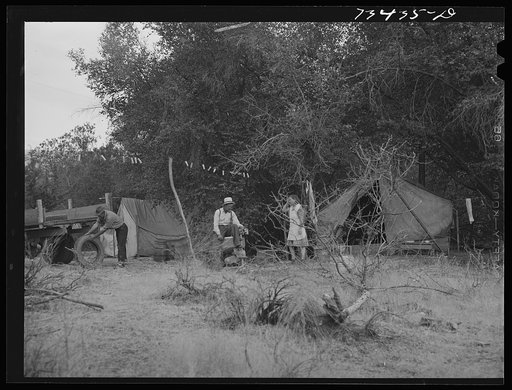 Grant County, Oregon. Prospectors' camp