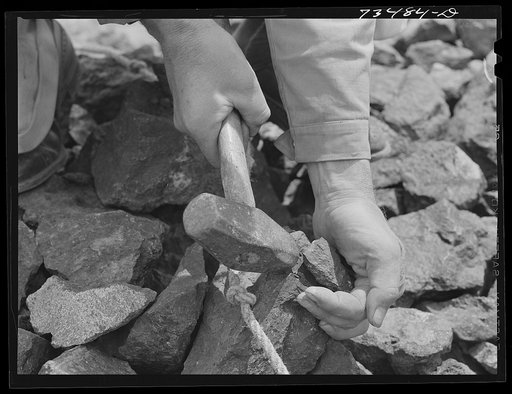 Grant County, Oregon. Sampling chrome ore