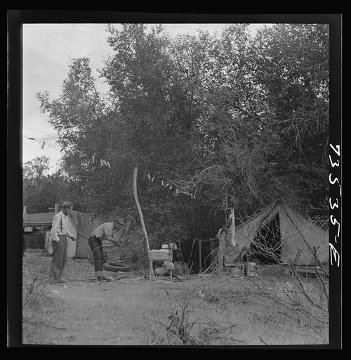 Grant County, Oregon. Mining prospectors' camp