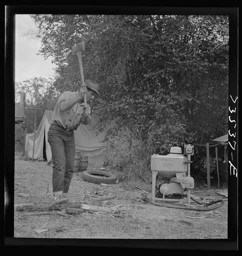 Grant County, Oregon. Mining prospectors' camp