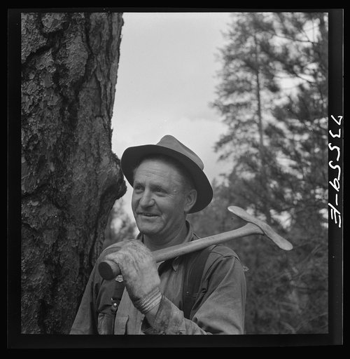Grant County, Oregon. Malheur National Forest. Lumberjack