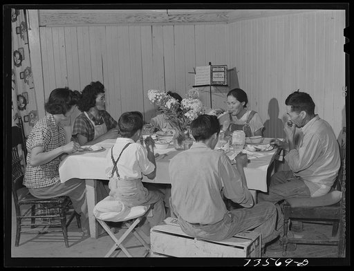 Nyssa, Oregon. Japanese-American family who were evacuated from a coastal are and who now live and work on a farm