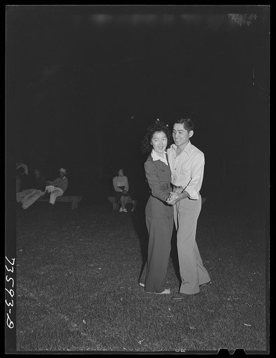 The host at a Japanese-American dance