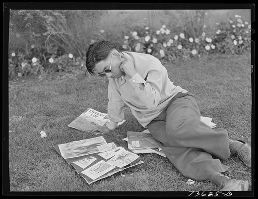 Nyssa, Oregon. FSA (Farm Security Administration) mobile camp. Japanese-American farm worker