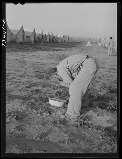Untitled photo, possibly related to: Nyssa, Oregon. FSA (Farm Security Administration) mobile camp. Japanese-American farm worker