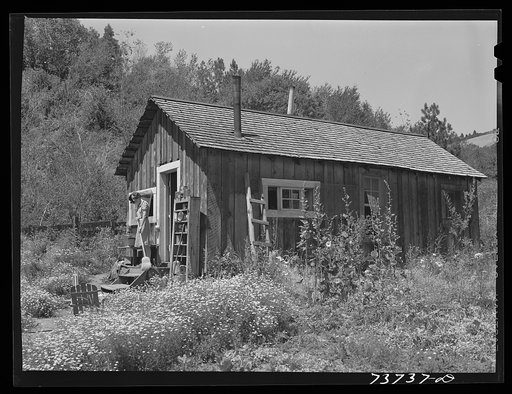 Ola, Idaho. FSA (Farm Security Administration) Ola self-help cooperative. House of a member