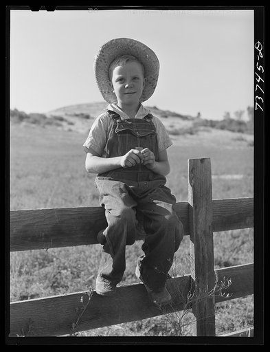 Ola, Idaho. FSA (Farm Security Administration) Ola self-help cooperative. Son of a member