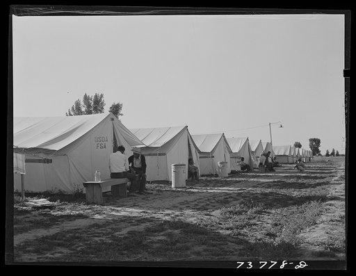 Shelley, Idaho. FSA (Farm Security Administration) mobile camp. Japanese farm workers are now living at the camp
