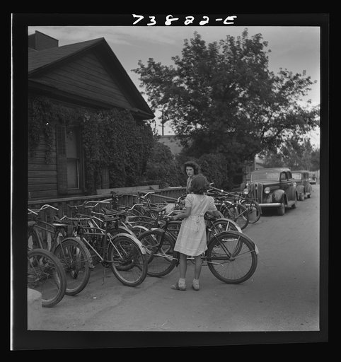 Pocatello, Idaho. Bicycle racks