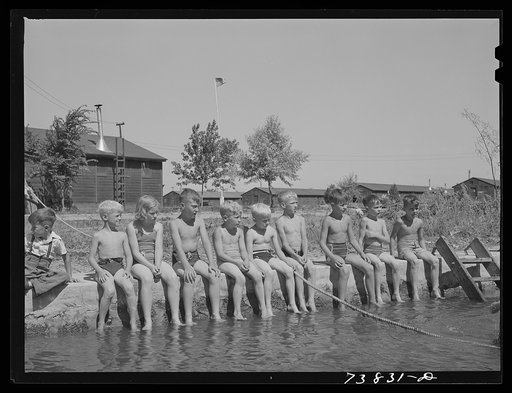 Rupert, Idaho. At the swimming pool