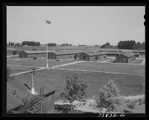 Rupert, Idaho. Former CCC (Civilian Conservation Corps) camp now under FSA (Farm Security Administration) management is now used to house Japanese-American farm workers