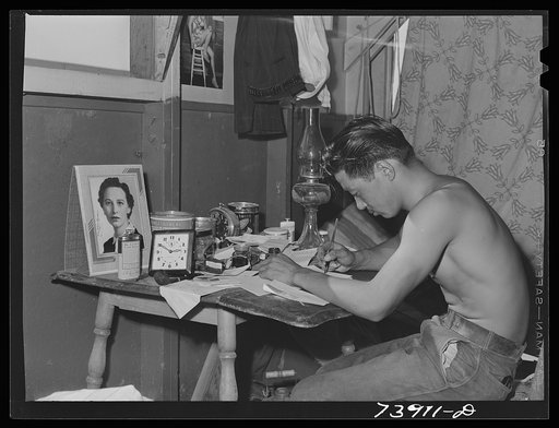 Rupert, Idaho. Former CCC (Civilian Conservation Corps) camp now under FSA (Farm Security Administration) management. A Japanese-American farm worker
