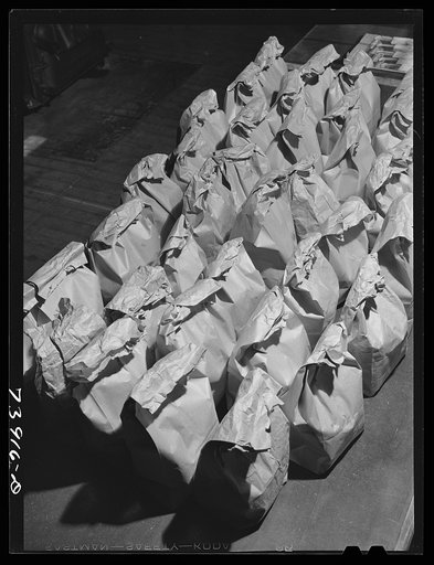 Rupert, Idaho. Former CCC (Civilian Conservation Corps) camp now under FSA (Farm Security Administration) management. Lunches for Japanese-Americans
