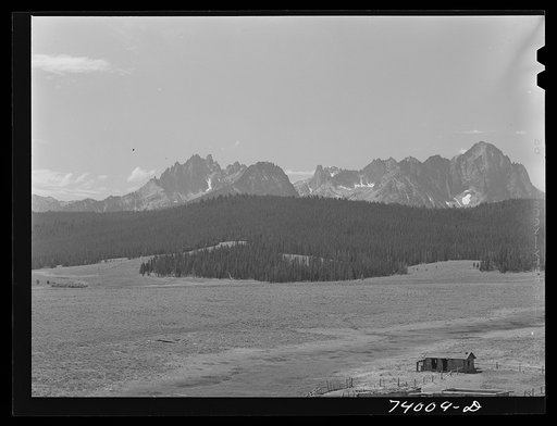 The Sawtooth Mountains, Custer County, Idaho
