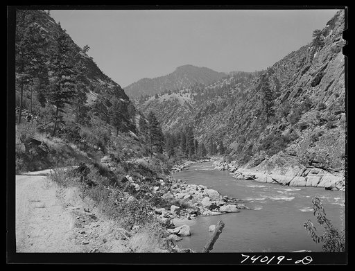 Shoup, Idaho (vicinity). Salmon River