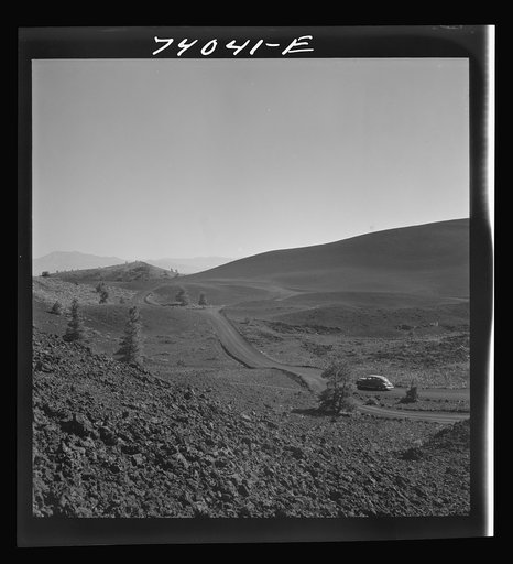 Craters of the Moon National Monument, Idaho. Lava flows are extensive
