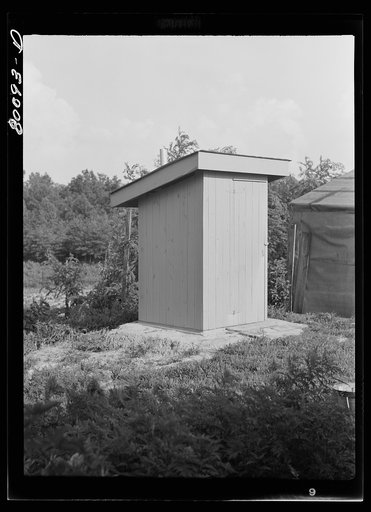 A safe privy is a sanitary privy. Near La Plata, Maryland