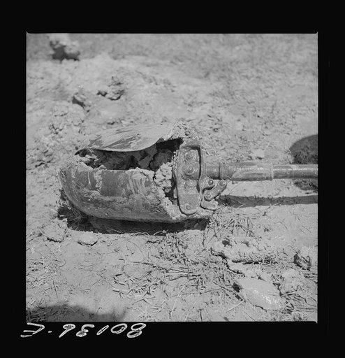 Auger used for boring shallow wells, Safe well deomonstration, Ridge, Saint Mary's County, Maryland
