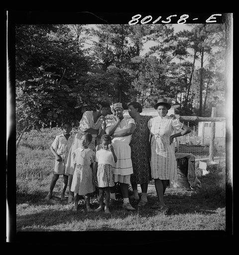 Untitled photo, possibly related to: Children are always watching and waiting. Ridge well project, Saint Mary's County, Maryland