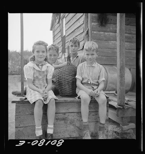 The four Hardesty children learned a lot about pumps. John Hardesty well project, Charles County, Maryland
