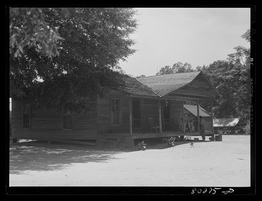 Josh Smart's farmhouse. Coffee County, Alabama