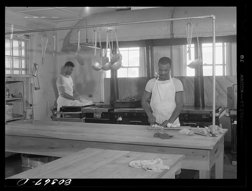 Flying cadets' kitchen. Craig Field, Southeastern Air Training Center, Selma, Alabama