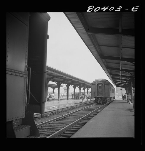 Hitching on a new section. The Southern Railway, Atlanta, Georgia