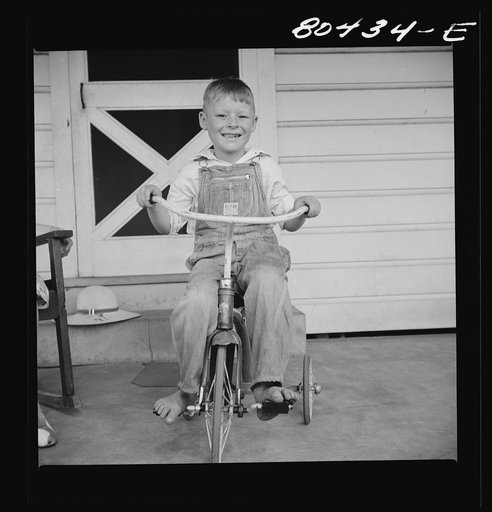 Youngest of the Clark children says he wants to be a truck driver when he grows up. Coffee County, Alabama