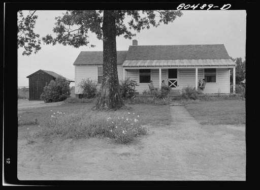 The Clark farmhouse built by FSA (Farm Security Administration). Coffee County, Alabama