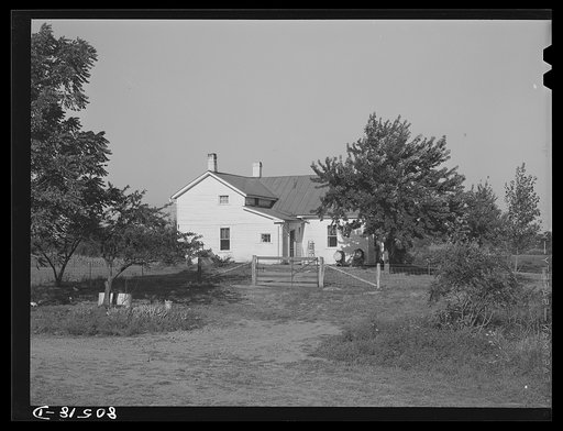 House on farm operated by one woman near Haymarket, Virginia