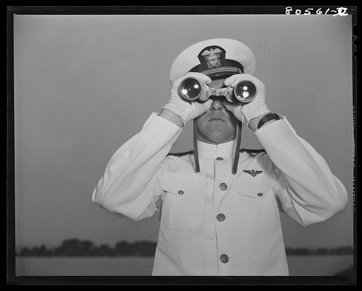 Anacostia, Washington, D.C. Naval air station. Naval officer
