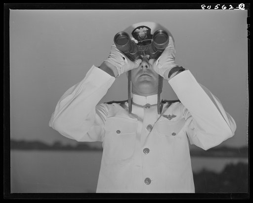 Untitled photo, possibly related to: Naval officer, Anacostia, Washington, D.C.