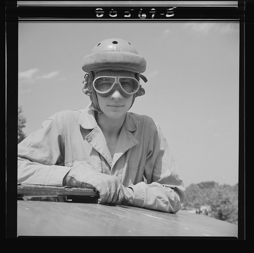 Tank driver. Fort Belvoir, Virginia