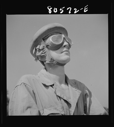 Untitled photo, possibly related to: Fort Belvoir, Virginia. Tank driver