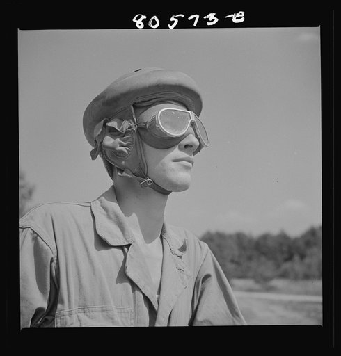 Untitled photo, possibly related to: Fort Belvoir, Virginia. Tank driver