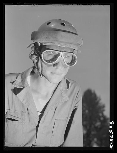 Untitled photo, possibly related to: Fort Belvoir, Virginia. Tank driver