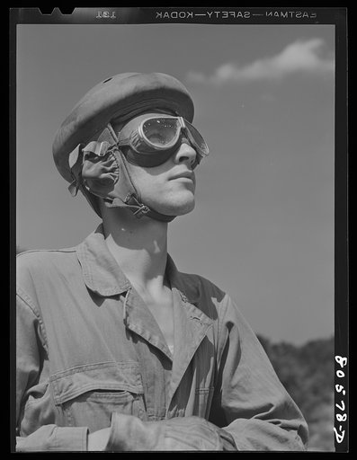 Untitled photo, possibly related to: Fort Belvoir, Virginia. Tank driver