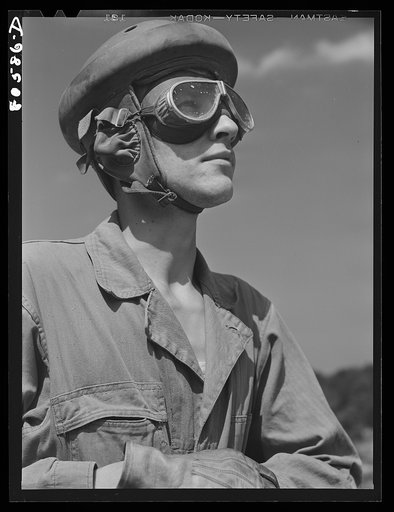 Fort Belvoir, Virginia. Tank driver
