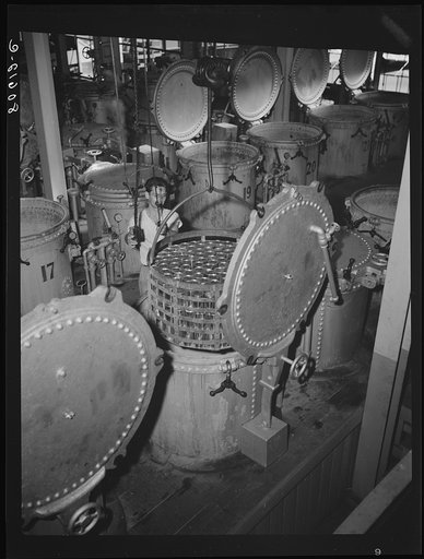 Untitled photo, possibly related to: A packing plant for tomatoes in Maryland