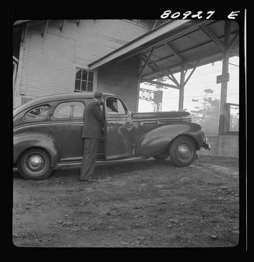 Westport commuter arriving at station for train to New York City