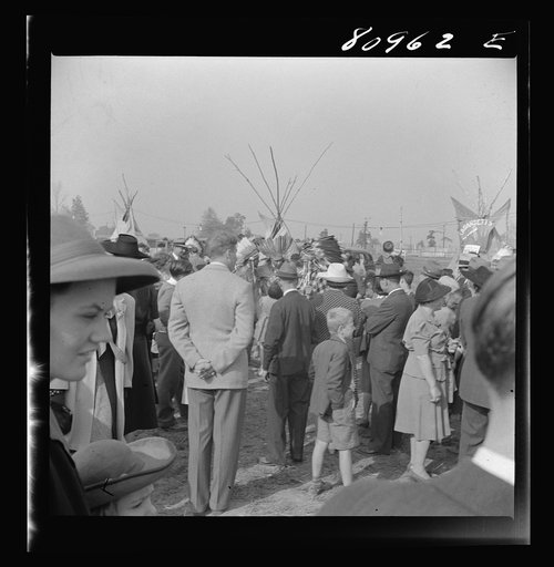 Untitled photo, possibly related to: Windsor Locks, Connecticut. Indian performers at the Indian fair sponsored by the local Indian association