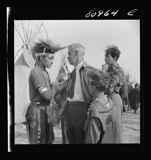 Indians came from all over the East and even a few were lured from the Southwest to participate in the locally sponsored Indian fair at Windsor Locks, Connecticut