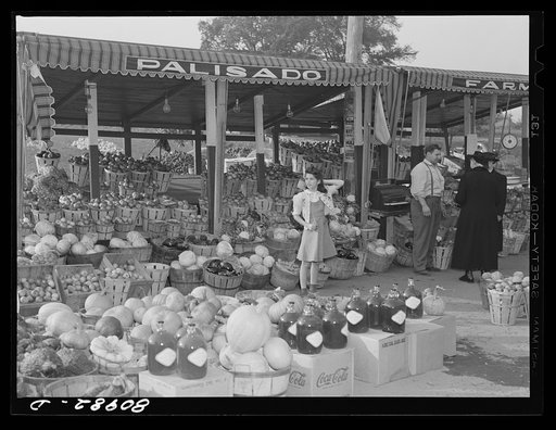 Untitled photo, possibly related to: Harvest market near Windsor Locks, Connecticut